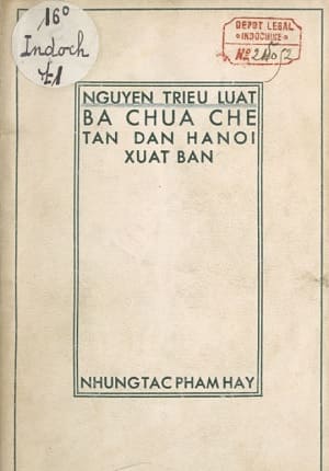 Bà Chúa Chè (NXB Tân Dân, Hà Nội, 1938) - Nguyễn Triệu Luật, 190 trang | Atabook.com