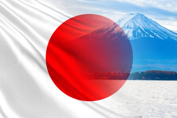 Núi Phú Sĩ, quốc kỳ Nhật Bản